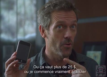 docteur house iphone