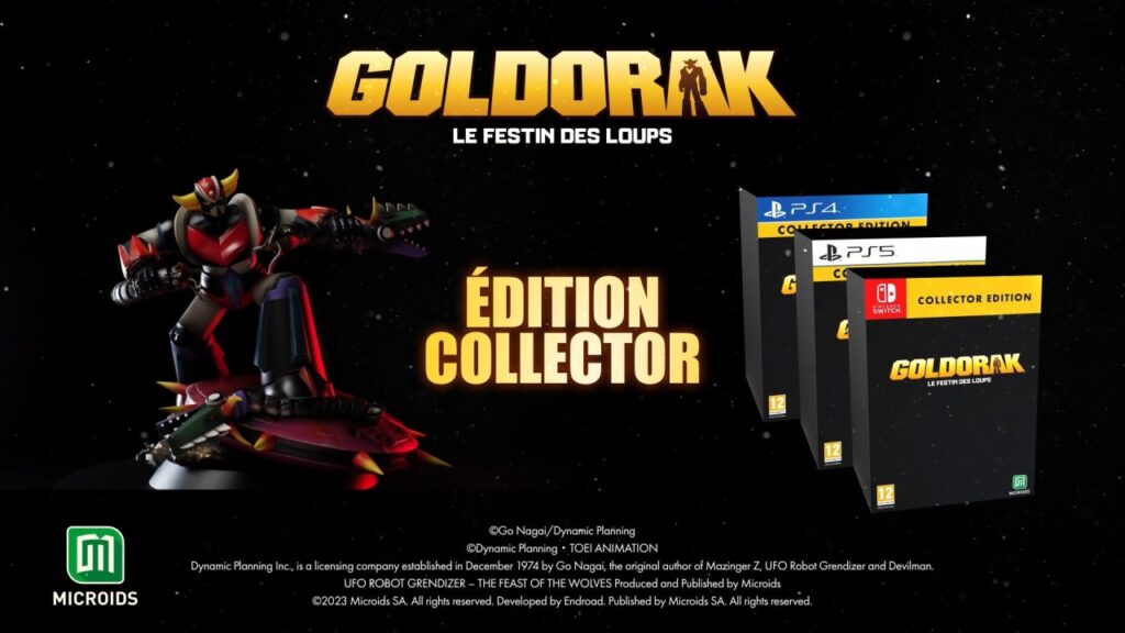 La sublime collector du jeu Goldorak dévoilée : attention, ça va faire des envieux !