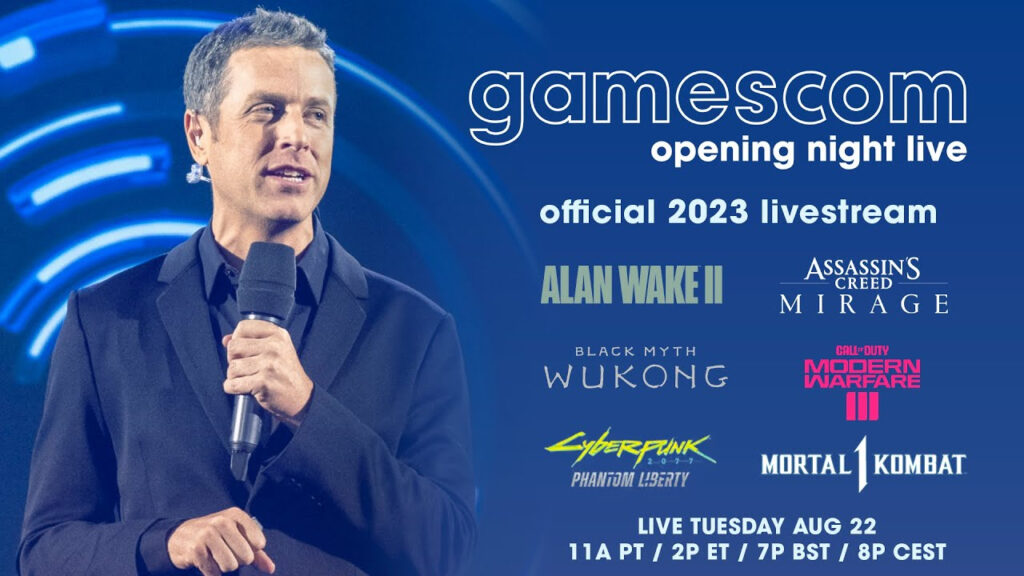 Préparez-vous à l'événement gaming de l'année : GamesCom 2023 en live ce soir !