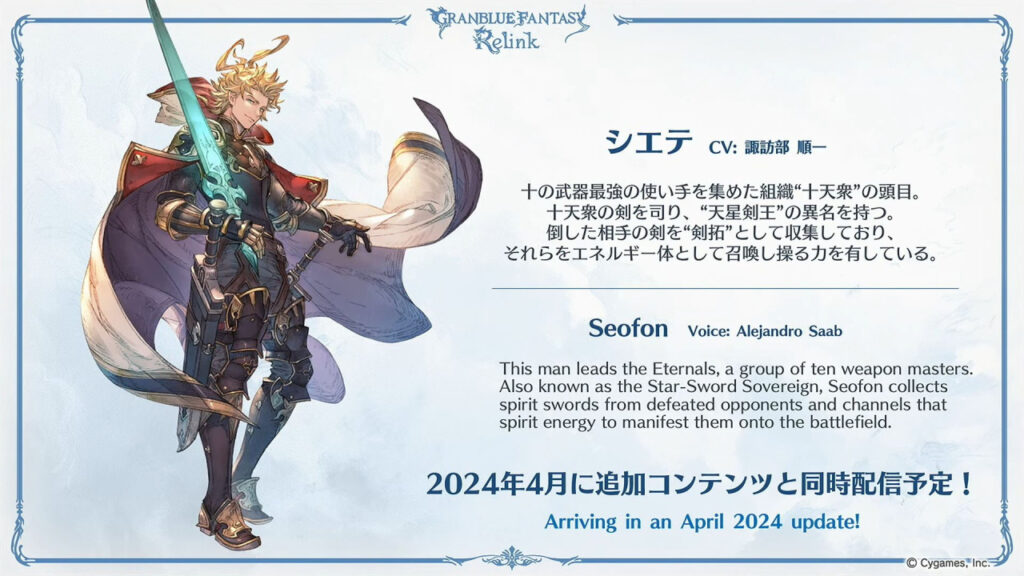 Granblue Fantasy ReLink : le casting complet dévoilé avec deux nouveaux personnages en mise à jour gratuite!