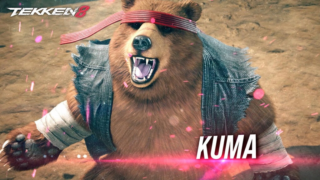 Kuma fait une entrée remarquée dans Tekken 8