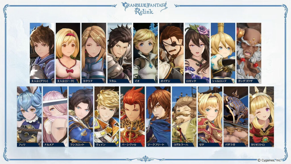 Granblue Fantasy ReLink : le casting complet dévoilé avec deux nouveaux personnages en mise à jour gratuite!