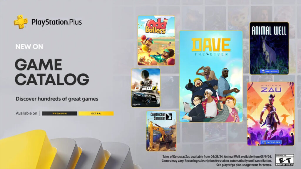 Liste des jeux PlayStation Plus Extra & Premium à télécharger