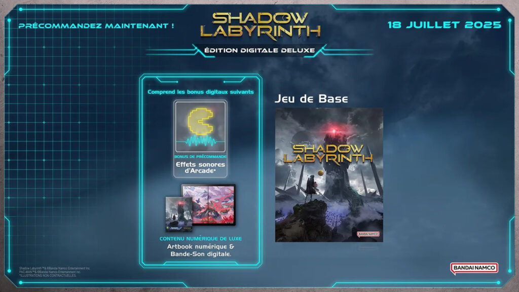 Shadow labyrinth : le metroidvania de bandai namco rend hommage à pac-man Shadow labyrinth : le metroidvania de bandai namco rend hommage à pac-man