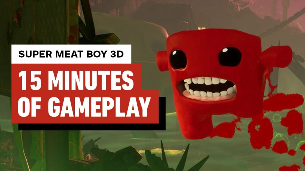 Découvrez le gameplay de super meat boy 3d