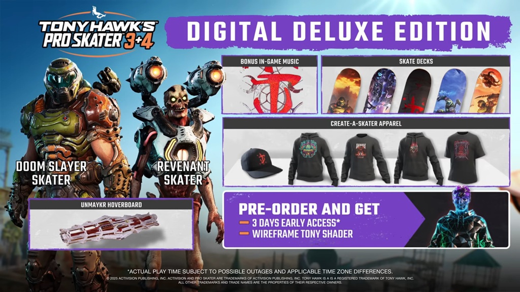 Tony hawk's pro skater 3+4 : nouveautés et invités