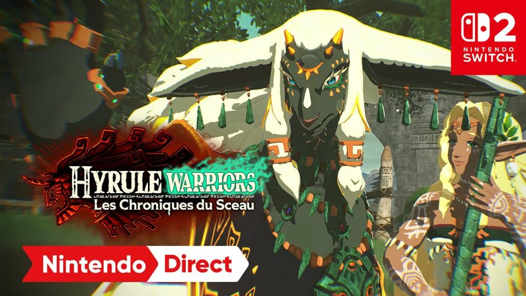 Nouveau trailer pour hyrule warriors 3 sur nintendo switch 2