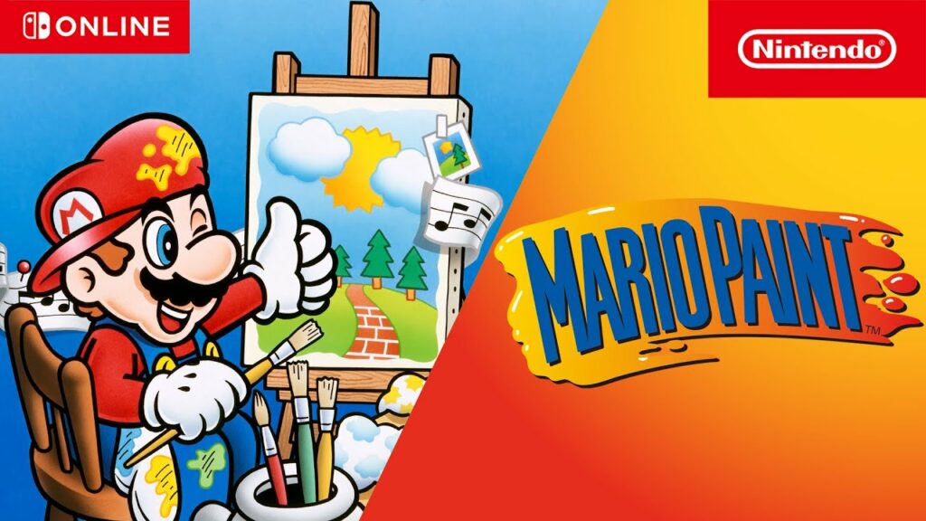 Mario paint snes de retour sur switch 2 avec mode souris Mario paint snes de retour sur switch 2 avec mode souris