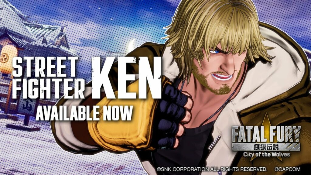 Ken masters rejoint fatal fury : city of the wolves