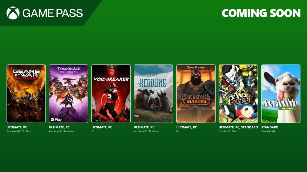 Game Pass : les nouveaux jeux à venir en août