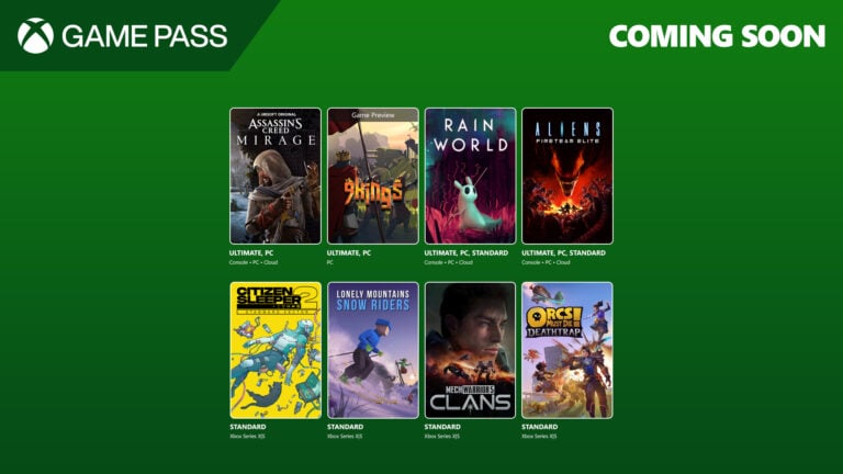 Prochains jeux du Game Pass en août