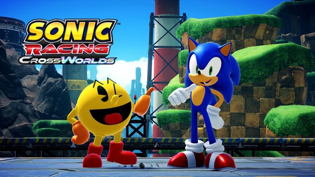 Collaboration entre pac-man et sonic dans des jeux vidéo Collaboration entre pac-man et sonic dans des jeux vidéo