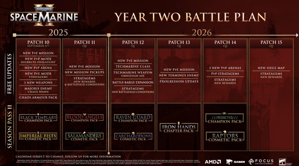Warhammer 40.000 : le programme de l'année 2 dévoilé Warhammer 40.000 : le programme de l'année 2 dévoilé