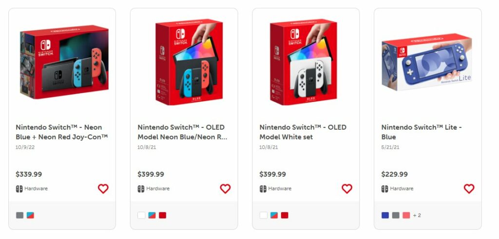Augmentation des prix de la switch aux usa en 2025