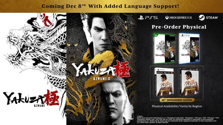 Yakuza 0 director's cut et kiwami 1 & 2 arrivent sur pc et consoles