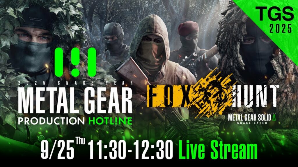 Metal gear solid delta : sortie du mode multi fox hunt le 30 octobre