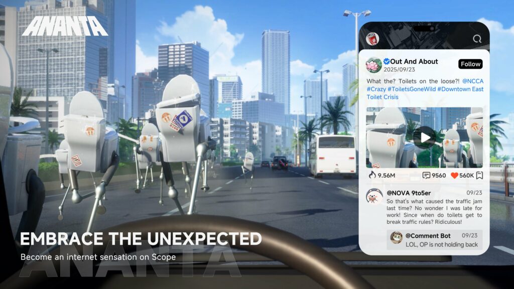 Ananta : un gameplay qui s'inspire de gta, spider-man et uncharted