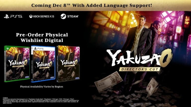 Yakuza 0 director's cut et kiwami 1 & 2 arrivent sur pc et consoles