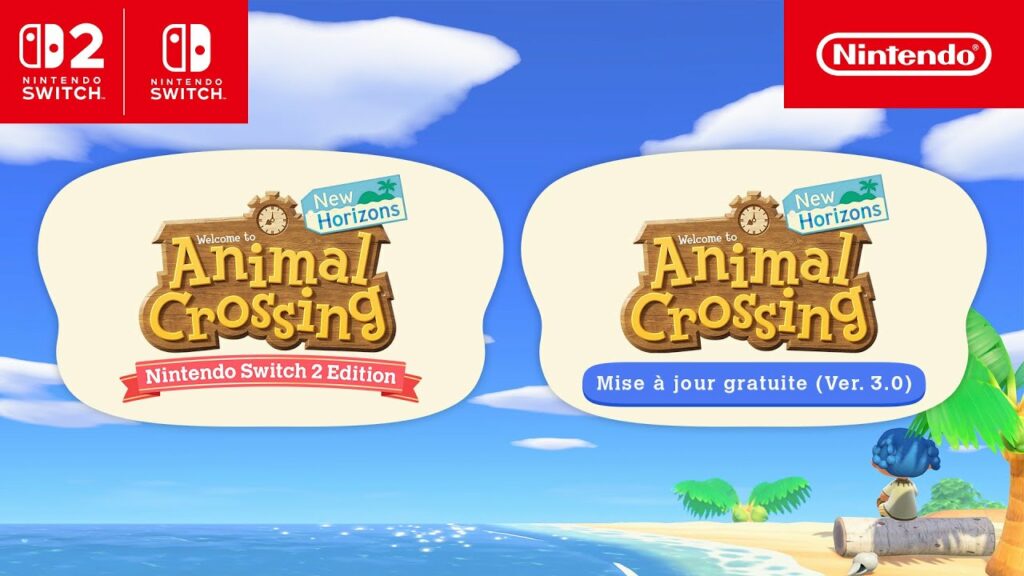 Animal crossing : new horizons se dote d'une switch 2 edition avec maj gratuite Animal crossing : new horizons se dote d'une switch 2 edition avec maj gratuite