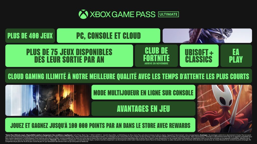 Changements du Game Pass et hausse des prix officialisés