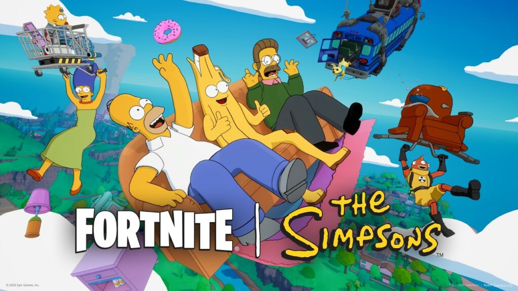Fortnite et les simpson : une performance de 2,7 millions de joueurs