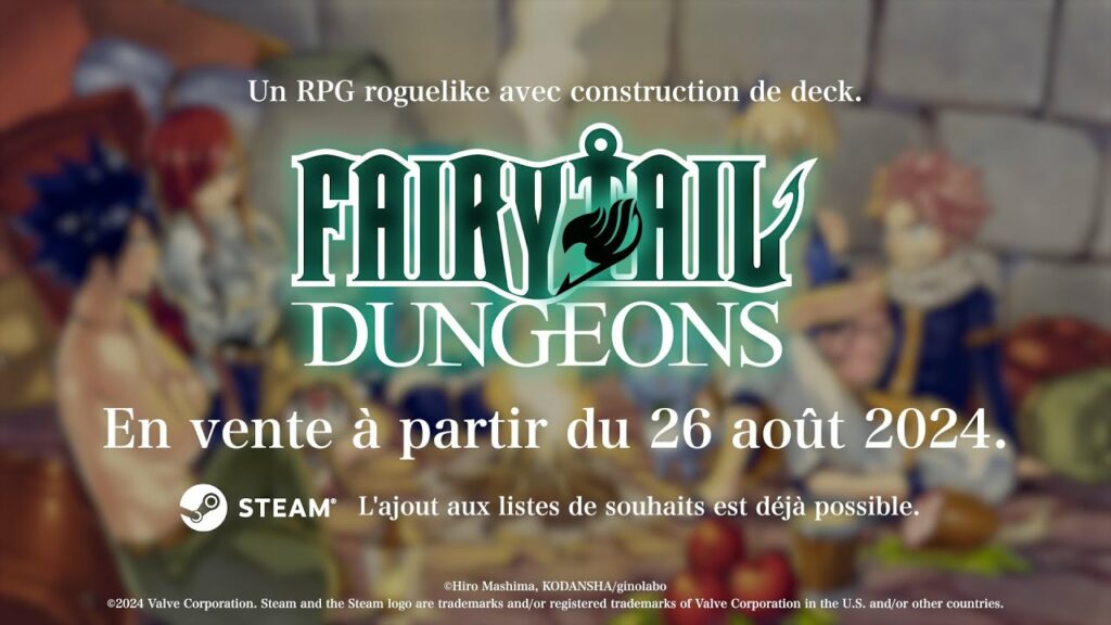 Fairy tail : dungeons arrive sur switch le 7 janvier 2026 Fairy tail : dungeons arrive sur switch le 7 janvier 2026