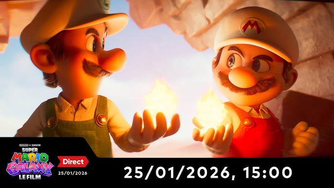Super mario galaxy : le film, nouveau direct demain