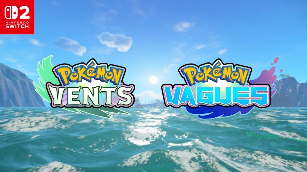 Pokemon vents & vagues attendu sur switch 2 en 2027