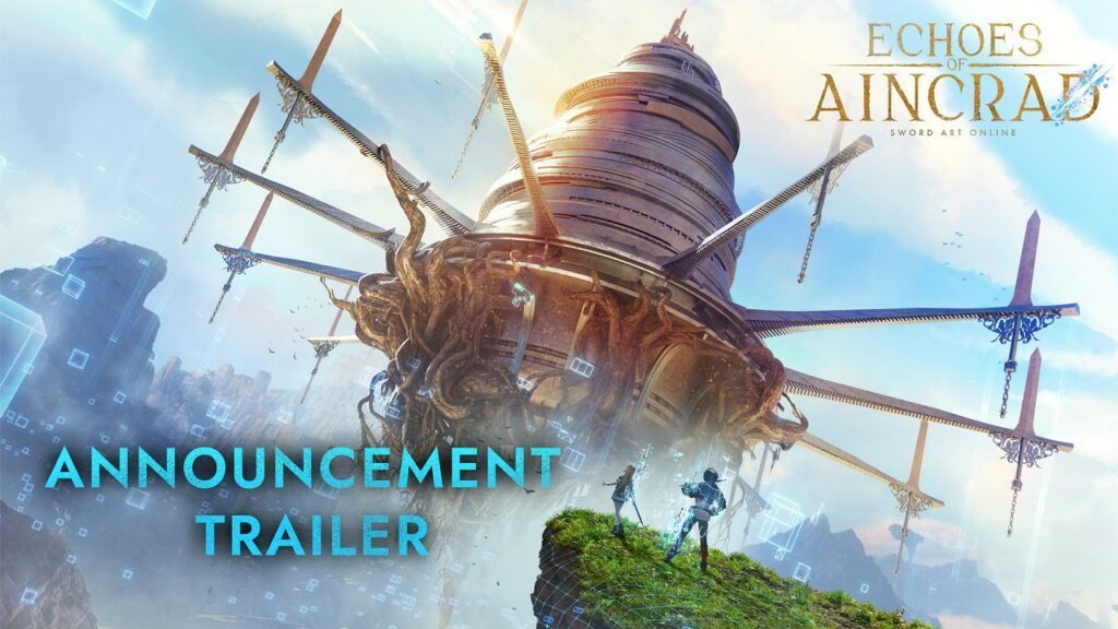 Nouveau jeu sword art online annoncé par bandai namco