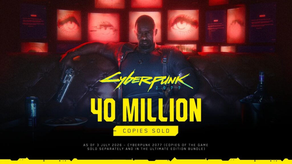 Cyberpunk 2077 atteint 40 millions de ventes