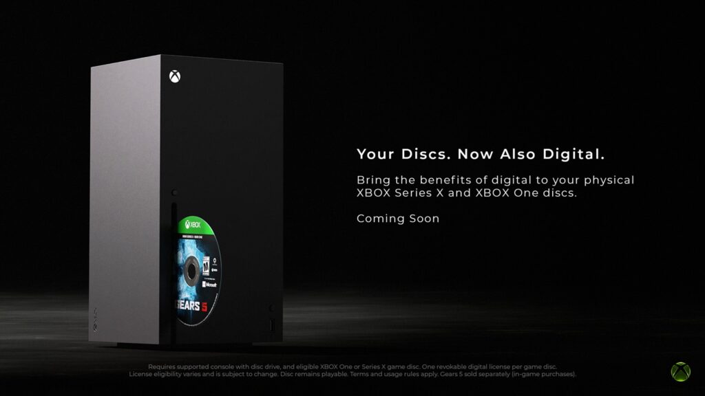 Microsoft lance un système de licences numériques pour jeux physiques