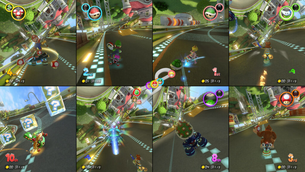 Mario kart 8 deluxe s'upgrade vers la switch 2