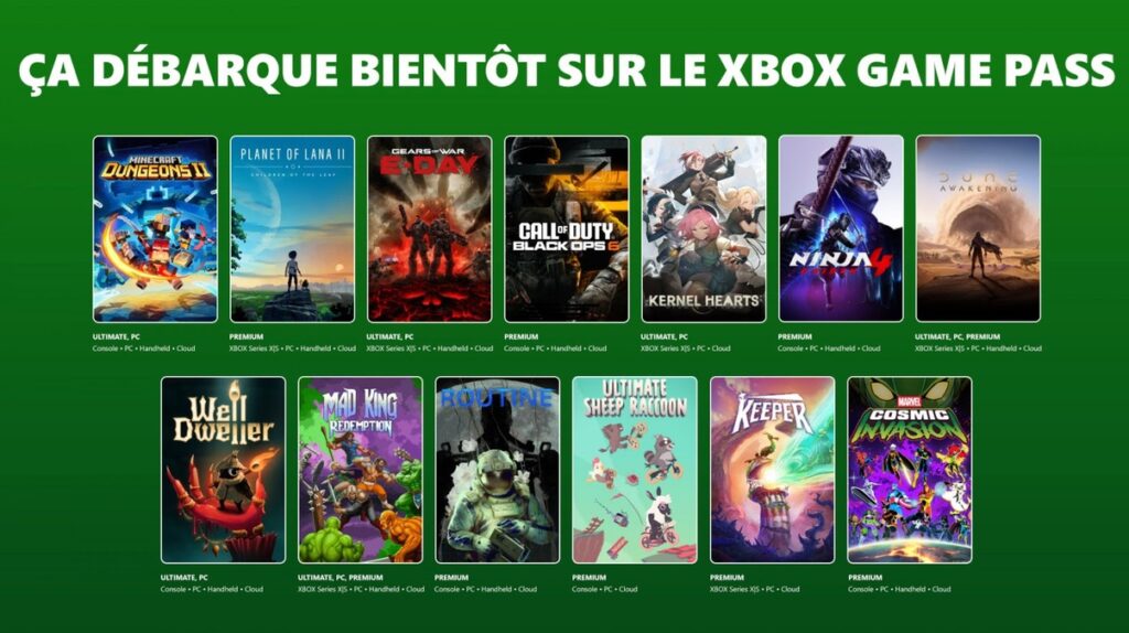 Prochains jeux du Game Pass à ne pas manquer Prochains jeux du Game Pass à ne pas manquer