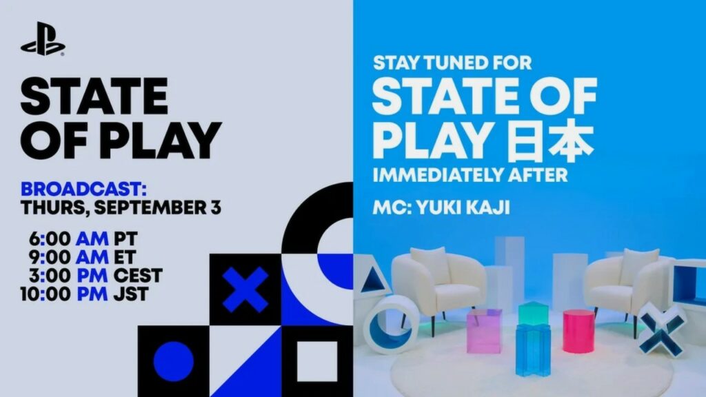 Playstation annonce deux state of play aujourd'hui à 15h00 Playstation annonce deux state of play aujourd'hui à 15h00