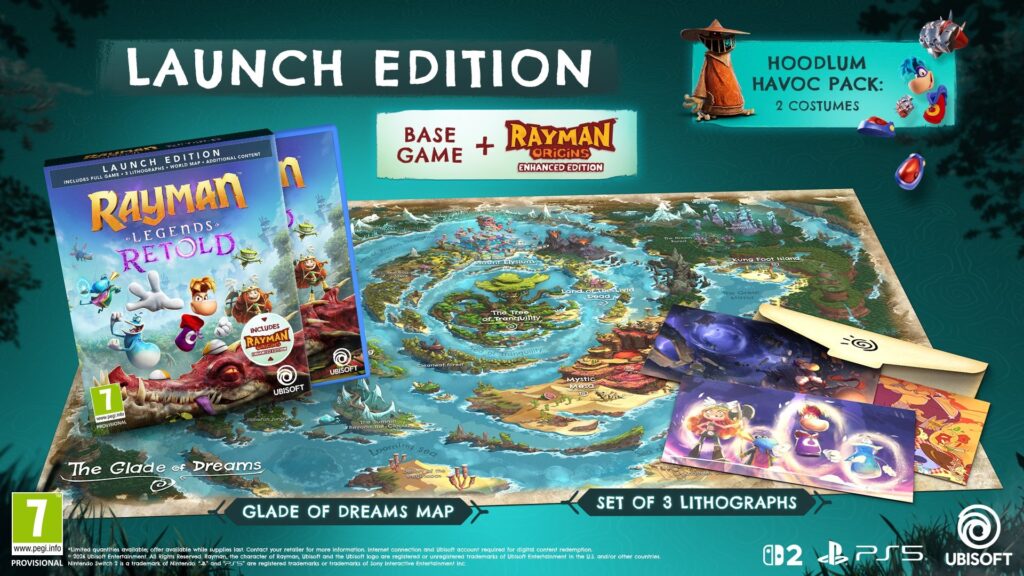 Rayman Legends Retold : édition spéciale à 39,99 euros