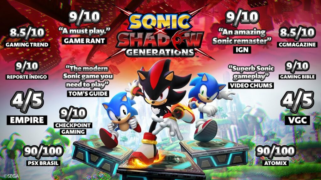 Sonic x shadow generations atteint 3 millions de ventes en célébrant ses 2 ans Sonic x shadow generations atteint 3 millions de ventes en célébrant ses 2 ans