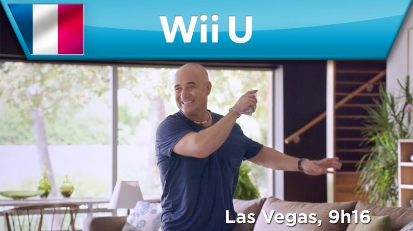 Andre Agassi fait la pub de Wii Sport Club 