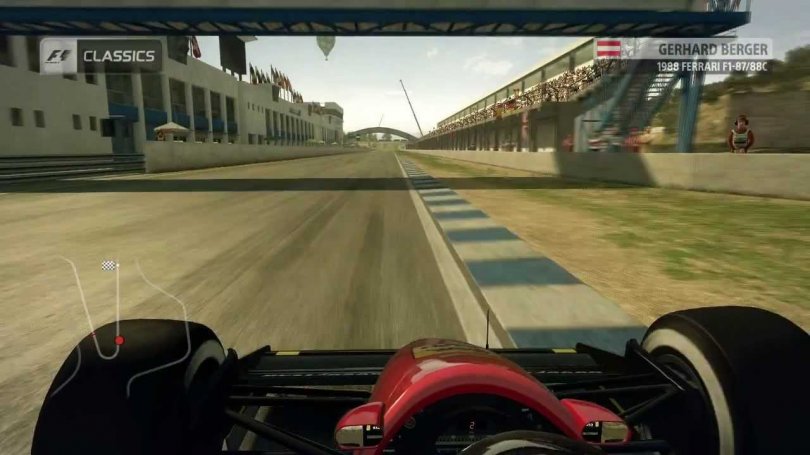 F1 2013 - Le mode classic en vidéo avec Berger sur sa Ferrari