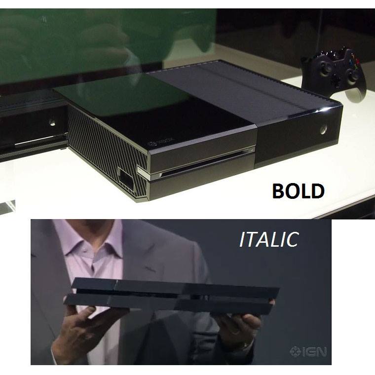 La PS4 et la Xbox One vu par les geeks