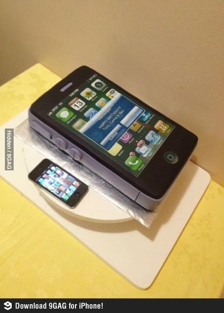 Le gateau d'anniversaire iPhone de fou !