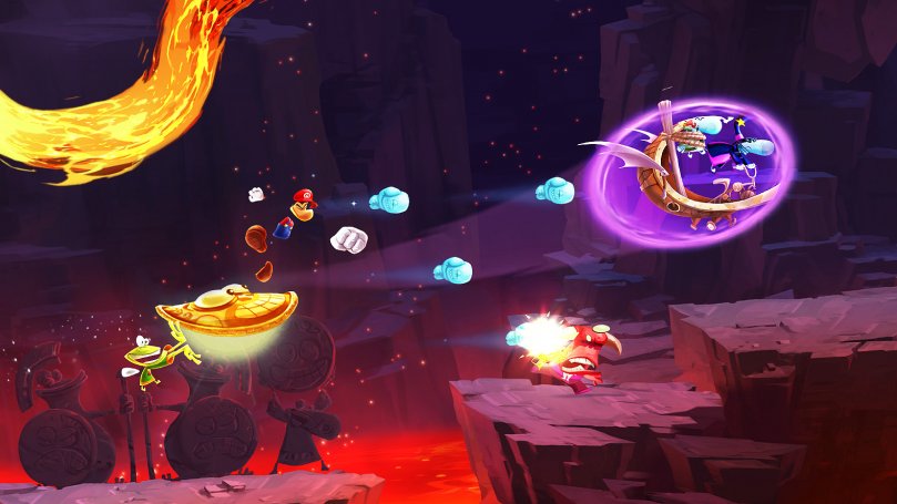 Rayman Legends - Des costumes Mario et Luigi sur Wii U