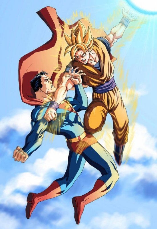 Sangoku VS Superman - qui gagnera ?