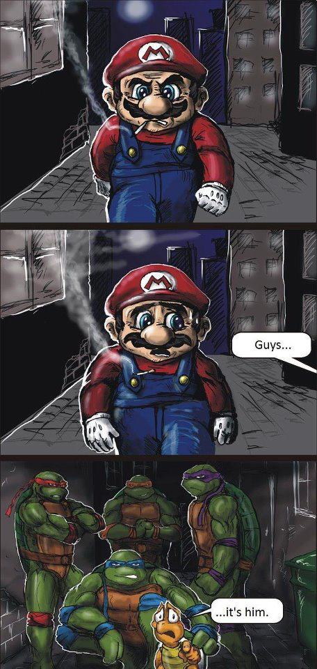 Super Mario VS Tortues Ninjas