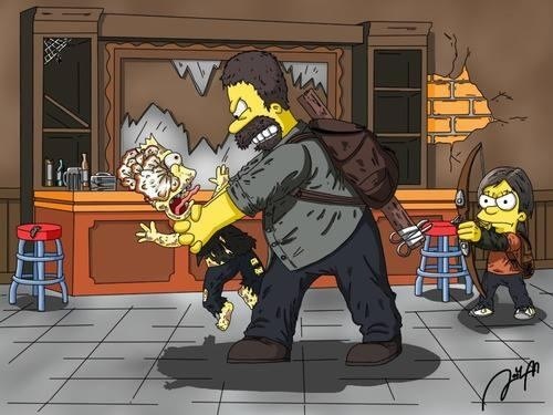 The Last of Us version Simpsons