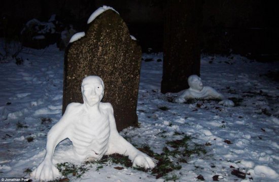 The Walking Dead version bonhomme de neige